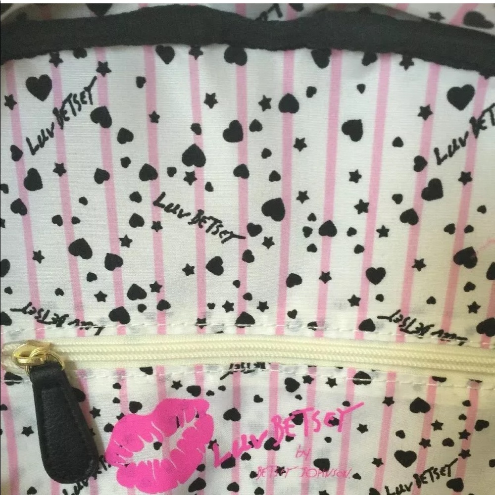 NWT $88 Betsey Johnson  Striped Unicorn Backpack - Picture 7 of 7